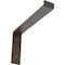 Ekena Millwork Steel Truss Shelf Bracket, Hammered Brown 2"W x 12"D x 7 3/4"H BKTM02X12X07TSHBR - alternate 1